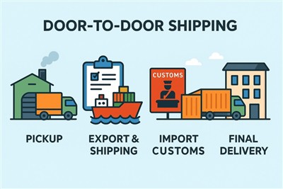การจัดส่งแบบ door-to-door คืออะไร: คู่มือที่ครอบคลุมล่าสุด